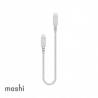 【moshi】Integra USB-C to USB-C 240W/480Mbps 充電傳輸編織線(0.3m)