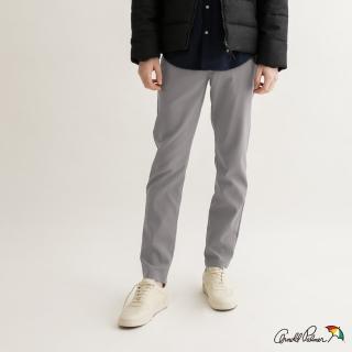 【Arnold Palmer 雨傘】男裝-簡約修身速面談立休閒褲(灰色)