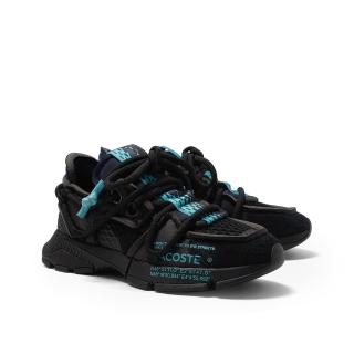 【LACOSTE】運動鞋L003 ACTIVE RWY 黑色 女款 透氣網面 慢跑鞋 潮流(46SFA0004_075)
