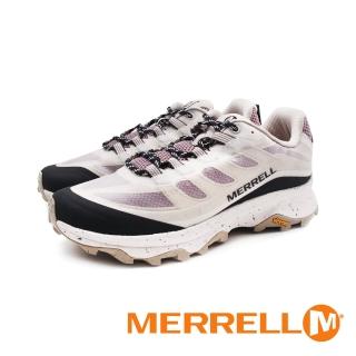 【MERRELL】女 MOAB SPEED 輕量郊山健行鞋 女鞋(白紫)