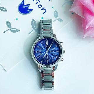 【SEIKO 精工】LUKIA 王淨推薦款星夜太陽能計時女錶指針錶 手錶 禮物 畢業(V175-0FC0B/SSC921J1)