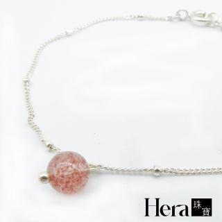 【HERA 赫拉】單顆草莓晶月光石手鍊 J111062015(現貨瘋搶中)