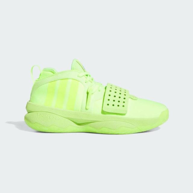 【adidas 愛迪達】Dame 8 Extply 男 籃球鞋 運動 球鞋 里拉德 聯名款 避震 包覆 螢光綠(IF8148)