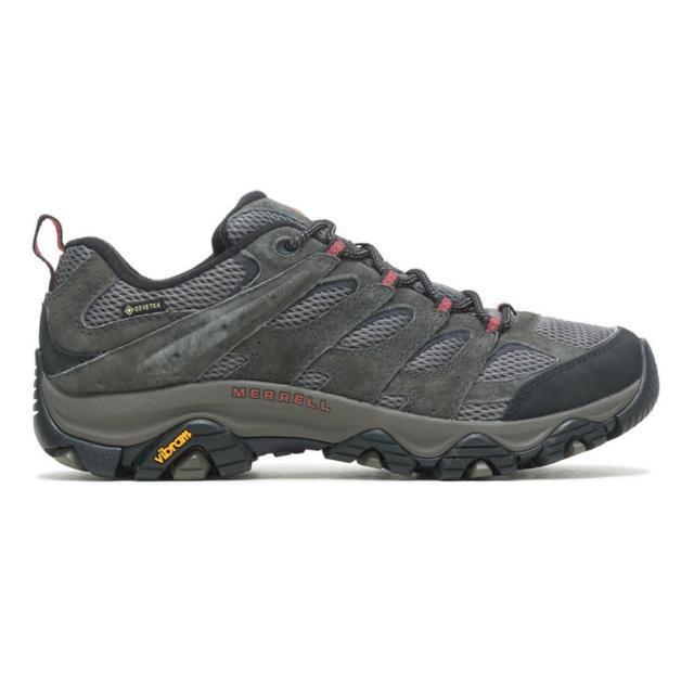 【MERRELL】Moab 3 GTX 男 登山鞋 戶外 郊山 越野 寬楦 防水 止滑 避震 深灰(ML036263W)