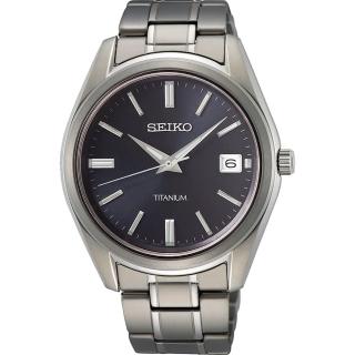 【SEIKO 精工】CS系列 鈦金屬簡約手錶 -40mm/SK027(SUR373P1/6N52-00B0V)