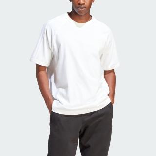 【adidas 愛迪達】ADV OVRSZD TEE 男 短袖 上衣 T恤 亞洲版 基本款 簡約 休閒 白(IJ0718)