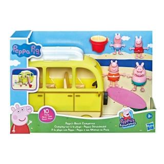 【Peppa Pig 粉紅豬】粉紅豬小妹 佩佩的海灘露營車 F3632(佩佩豬)