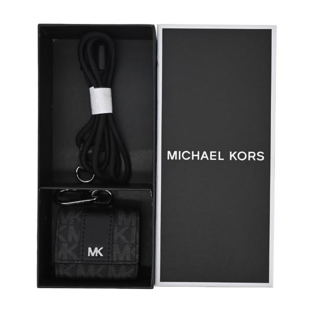 【Michael Kors】GIFTING AirPods Pro耳機掛繩保護套禮盒(黑)