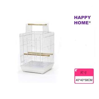 【HAPPY HOME 歡樂屋】A038B 可上開式 寵物 鳥籠 上久系列(飼料 寵物籠 鳥籠 鸚鵡籠 玩具)