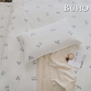 【BUHO 布歐】極柔暖法蘭絨美式信封枕頭套-2入組(多款任選)