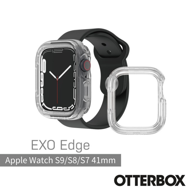 【OtterBox】Apple Watch S9 / S8 / S7 41mm EXO Edge 保護殼(透明)