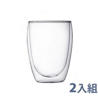 耐熱雙層玻璃杯350ml(2入組)