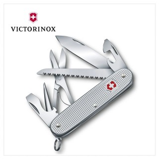 【VICTORINOX 瑞士維氏】Farmer X Alox 93mm/10用鋁合金 瑞士刀(0.8271.26)