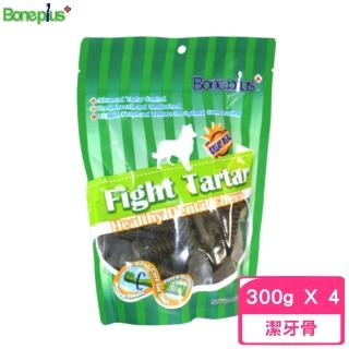 【Bone Plus】超效動能雙頭潔牙骨 300g*4包組（超值包）