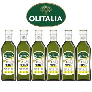 【Olitalia奧利塔】高溫專用葵花油料理組(500mlx6瓶)