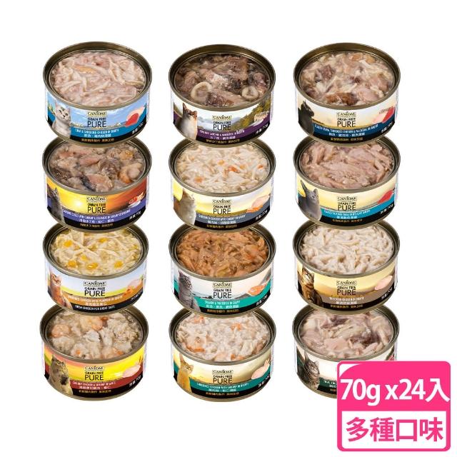 【CANIDAE 卡比】無穀主食貓罐/湯罐 70g(24罐組 全齡貓)
