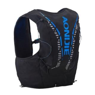 【AONIJIE】單車運動跑步越野貼身背包 12L 水袋需另購 黑藍色