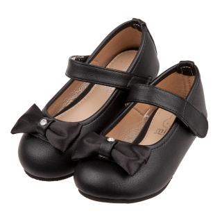 【布布童鞋】Miffy米飛兔蝴蝶結黑色兒童公主鞋(L0A080D)
