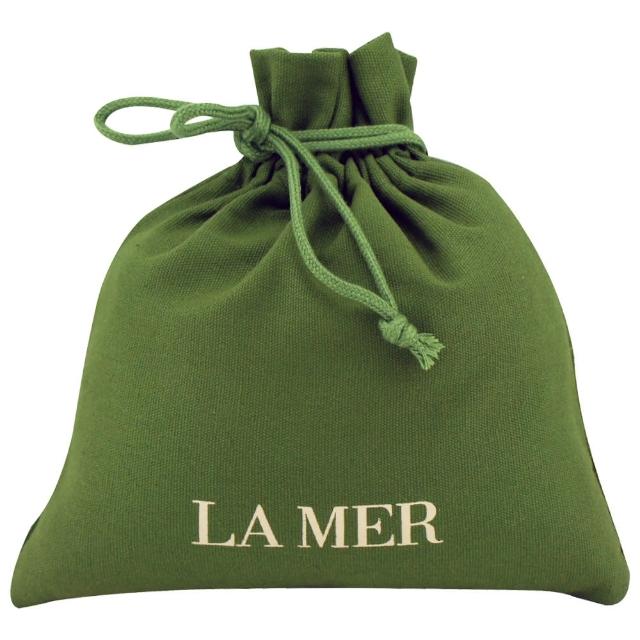 【LA MER 海洋拉娜】經典綠束口袋化妝包（817007）百貨公司貨