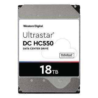 【WD 威騰】Ultrastar DC HC550 18TB 3.5吋 7200轉 512MB 企業級 內接硬碟(WUH721818ALE6L4)