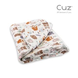 【Cuz】土耳其有機綿紗布巾-流星劃過的林間(105x105cm)