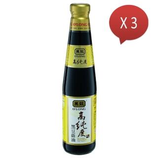 【黑龍】高純度黑豆蔭油料理組(400mlx3瓶)