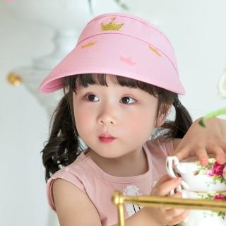 【韓國lemonkid】半空帽-皇冠款(遮陽帽 半空帽 兒童帽 漁夫帽)