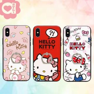 【SANRIO 三麗鷗】iPhone 7/8/SE 2020 4.7吋 Hello Kitty 凱蒂貓 雙料指環手機殼(正版授權)