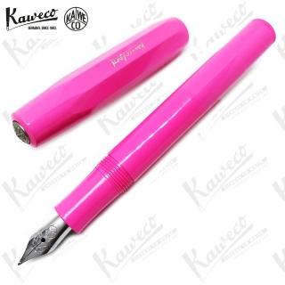 【KAWECO】SKYLINE SPORT系列 桃紅色 銀白尖 鋼筆