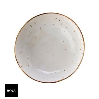 【HOLA】鐵粉流橢圓碗17cm