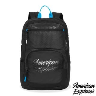 【American Explorer】AN95 後背包 美國探險家 休閒包 防潑水 超輕量 超大容量 可插掛拉桿 學生書包