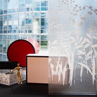 【MEIWA】日本製 明和抗UV窗貼 壁貼-花繪小物92*100CM(隔熱 省電 隱密 美化)