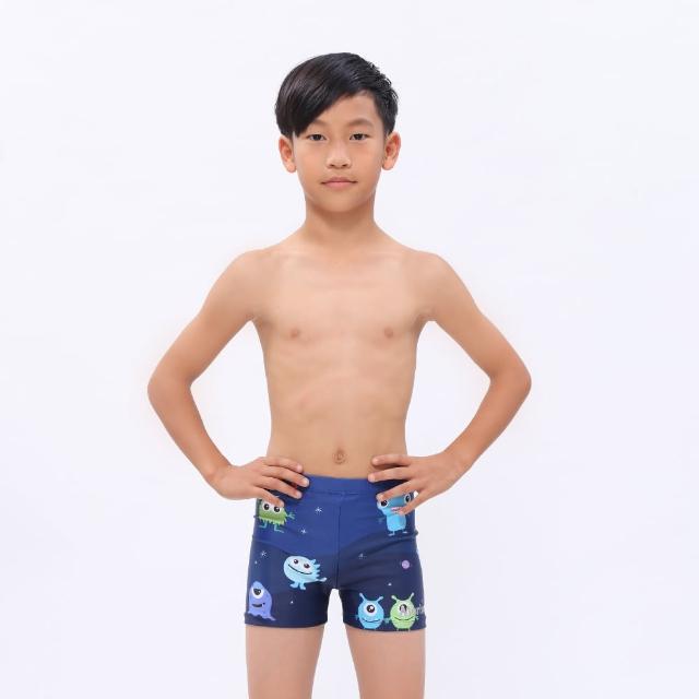 【MARIUM】泳褲 男童泳褲 小男平口泳褲-MONSTER(MAR-20140J)