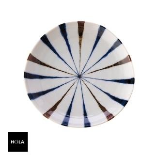 【HOLA】藍十草 三角盤19cm