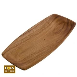 【HOLA】桑梧洋槐木舟型長盤32.5cm