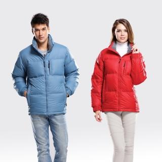 【SAMLIX 山力士】JIS90%中性男女輕量化防潑水保暖羽絨外套#67811(紅色 .藍色)