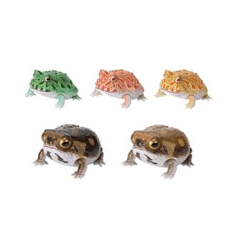 【BANDAI 萬代】轉蛋 生物大圖鑑 角蛙與饅頭蛙 一套五款(代理)