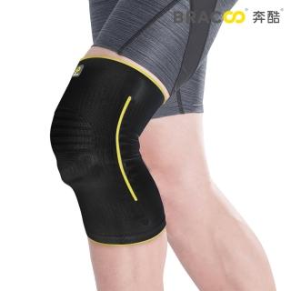 【Bracoo 奔酷】彈力透氣網紗護膝套(KE60)