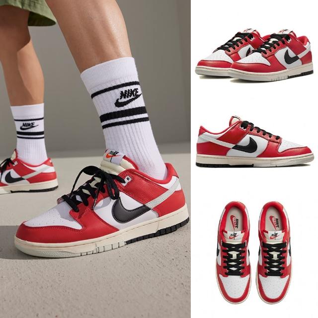 【NIKE 耐吉】Nike Dunk Low Retro PRM Chicago Split 解構芝加哥