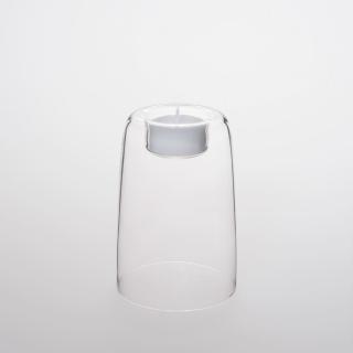 【TG】耐熱玻璃蠟燭台 120mm(蠟燭 燭台 耐熱玻璃)