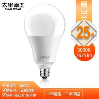 【太星電工】25W超節能LED燈泡(暖白光)