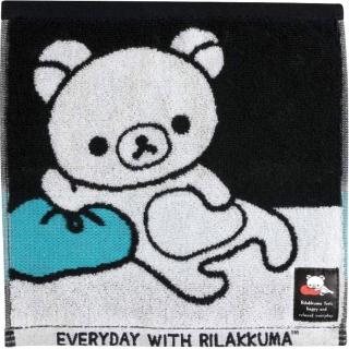 【TDL】拉拉熊懶懶熊手帕小方巾 737746(平輸品)