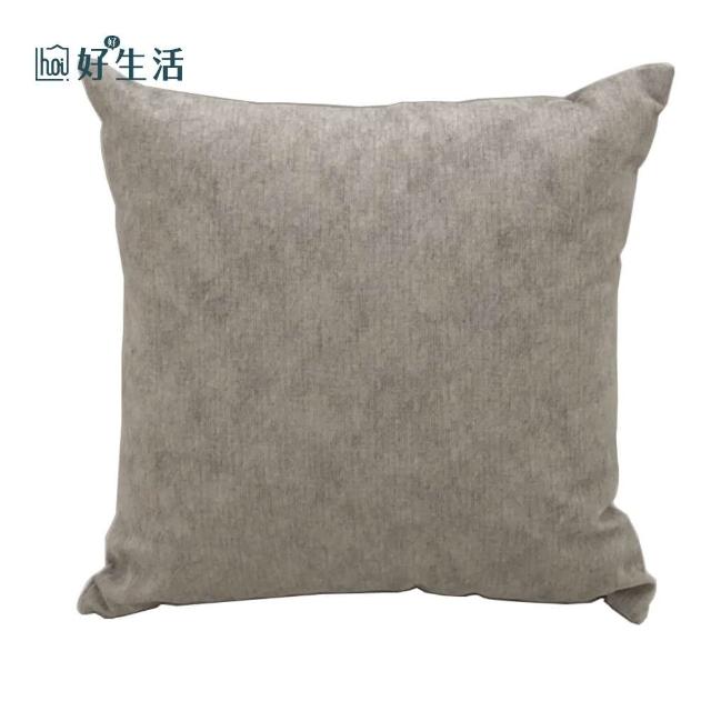 【hoi! 好好生活】Hoi!台灣製質感沙發布抱枕45x45cm象牙米