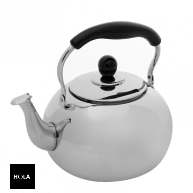 【HOLA】米雅可304不銹鋼圓型琴音茶壺3L