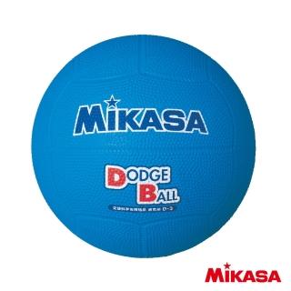 【MIKASA】軟橡膠躲避球 藍(3號)