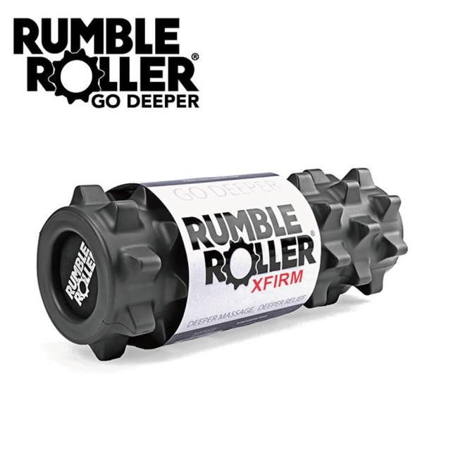 【Rumble Roller】深層按摩滾輪 狼牙棒 短版31cm 強化版硬度(瑜珈柱 按摩滾筒 筋膜放鬆 瑜珈滾筒)