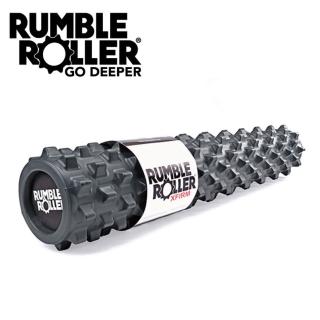 【Rumble Roller】深層按摩滾輪 狼牙棒 長版79cm 強化版硬度(瑜珈柱 按摩滾筒 筋膜放鬆 瑜珈滾筒)