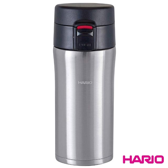 【HARIO】雙層不鏽鋼銀色隨身瓶 /VSM-35HSV