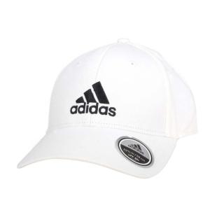 【adidas 愛迪達】運動帽-純棉 遮陽 防曬 鴨舌帽 帽子 愛迪達 基本款 棒球帽 白黑(FK0890)