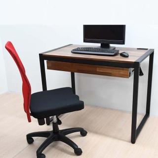 【喬艾森】工業風 工作桌 電腦桌 書桌 98公分 充電插座 台灣製(電腦桌)